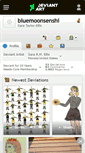Mobile Screenshot of bluemoonsenshi.deviantart.com