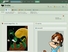 Tablet Screenshot of dwelian.deviantart.com