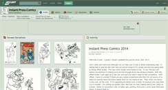 Desktop Screenshot of instant-press-comics.deviantart.com