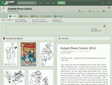 Tablet Screenshot of instant-press-comics.deviantart.com