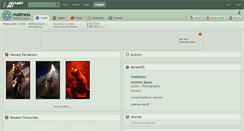 Desktop Screenshot of mattness.deviantart.com