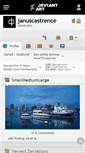 Mobile Screenshot of januscastrence.deviantart.com