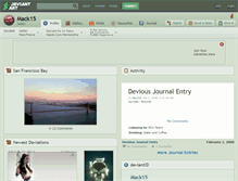 Tablet Screenshot of mack15.deviantart.com