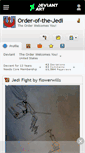 Mobile Screenshot of order-of-the-jedi.deviantart.com