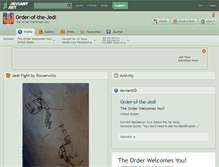 Tablet Screenshot of order-of-the-jedi.deviantart.com