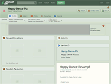 Tablet Screenshot of happy-dance-plz.deviantart.com