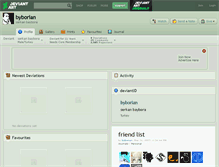 Tablet Screenshot of byborian.deviantart.com