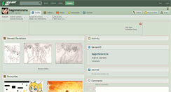 Desktop Screenshot of kagomelorena.deviantart.com