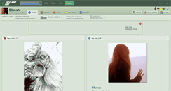 Desktop Screenshot of elluwah.deviantart.com