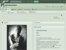 Tablet Screenshot of mybrokenshadow.deviantart.com
