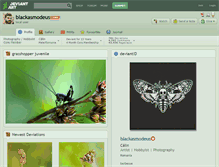 Tablet Screenshot of blackasmodeus.deviantart.com