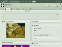 Tablet Screenshot of miahtankian.deviantart.com