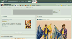 Desktop Screenshot of adelinavixen.deviantart.com