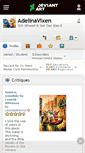 Mobile Screenshot of adelinavixen.deviantart.com