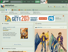 Tablet Screenshot of adelinavixen.deviantart.com