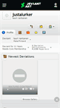 Mobile Screenshot of justalurker.deviantart.com