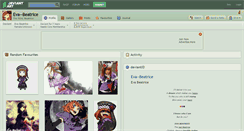 Desktop Screenshot of eva--beatrice.deviantart.com
