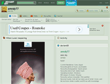 Tablet Screenshot of amraly77.deviantart.com