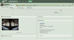 Desktop Screenshot of ephestion.deviantart.com
