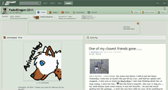 Desktop Screenshot of fadeddragon-2011.deviantart.com