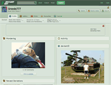 Tablet Screenshot of greedo777.deviantart.com