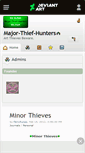 Mobile Screenshot of major-thief-hunters.deviantart.com
