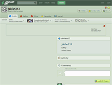 Tablet Screenshot of jakfan213.deviantart.com