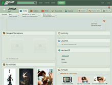 Tablet Screenshot of jimusx.deviantart.com