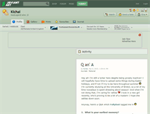 Tablet Screenshot of kichai.deviantart.com