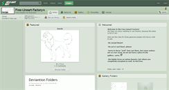Desktop Screenshot of free-lineart-factory.deviantart.com
