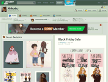 Tablet Screenshot of ainhochu.deviantart.com