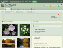 Tablet Screenshot of finer-things-club.deviantart.com