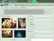 Tablet Screenshot of aknacer.deviantart.com
