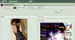 Desktop Screenshot of normallytwisted.deviantart.com