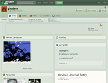 Tablet Screenshot of glassjaws.deviantart.com