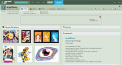 Desktop Screenshot of angeldecay.deviantart.com