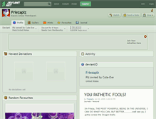 Tablet Screenshot of friezaplz.deviantart.com