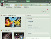 Tablet Screenshot of ginyugure.deviantart.com