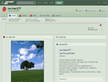 Tablet Screenshot of na-chan277.deviantart.com