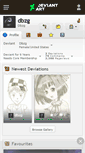 Mobile Screenshot of dbzg.deviantart.com