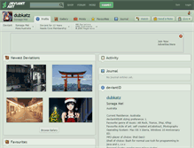 Tablet Screenshot of dubkatz.deviantart.com