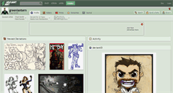 Desktop Screenshot of greenlantern.deviantart.com