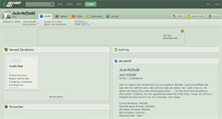 Desktop Screenshot of jojo-mcdodd.deviantart.com
