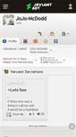 Mobile Screenshot of jojo-mcdodd.deviantart.com