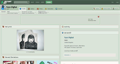 Desktop Screenshot of fuzz-digital.deviantart.com