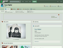 Tablet Screenshot of fuzz-digital.deviantart.com