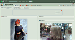 Desktop Screenshot of cassadysilverlin.deviantart.com