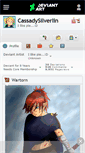 Mobile Screenshot of cassadysilverlin.deviantart.com