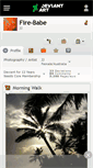 Mobile Screenshot of fire-babe.deviantart.com