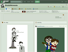 Tablet Screenshot of ghostofminnesota.deviantart.com